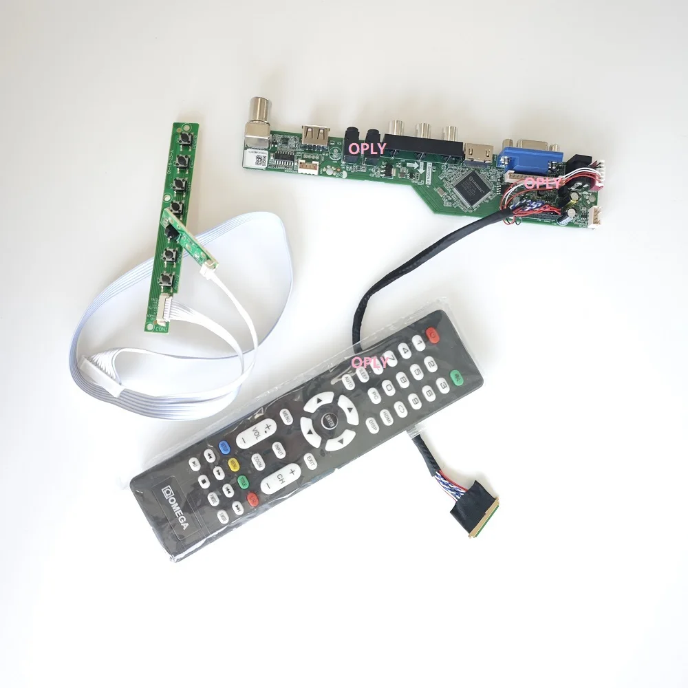 TV Controller board kit for Samsung LTN140AT21 LTN140AT21-001 1366x768 14" HDMI-compatible RF USB AV VGA Audio LED Screen DIY
TV Controller board kit for Samsung LTN140AT21 LTN140AT21-001 1366x768 14" HDMI-compatible RF USB AV VGA Audio LED Screen DIY