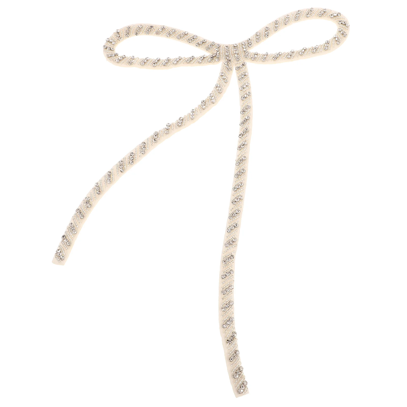 Handmade Beaded Bowknot Wedding Dress Embellishment Large Elegant Collar Trim DIY Bowknot Decoration Fashion Accessories 
Handmade Beaded Bowknot Wedding Dress Embellishment Large Elegant Collar Trim DIY Bowknot Decoration Fashion Accessories