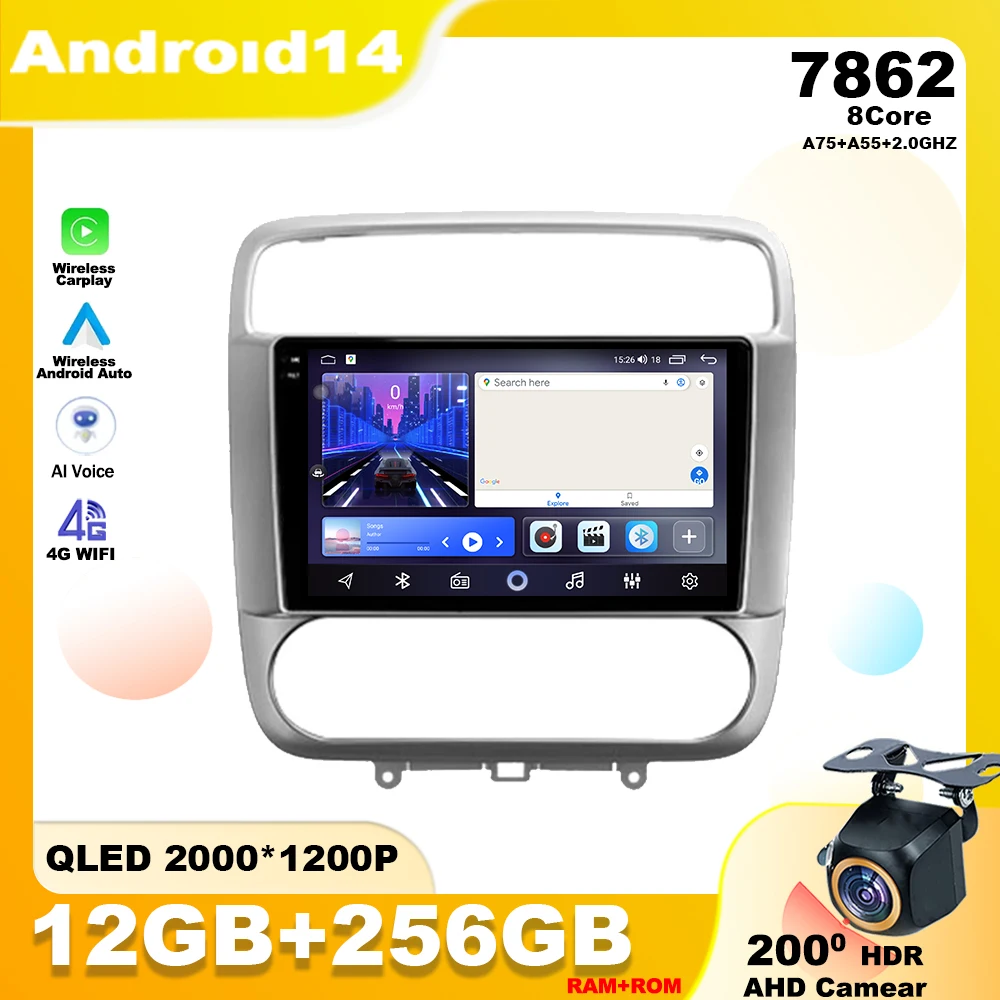 For Honda Stream 1 2000 - 2006 Android 14 Carplay Auto Car Radio Player Multimedia Navigation GPS WIFI Built-in stereo Wireless
For Honda Stream 1 2000 - 2006 Android 14 Carplay Auto Car Radio Player Multimedia Navigation GPS WIFI Built-in stereo Wireless