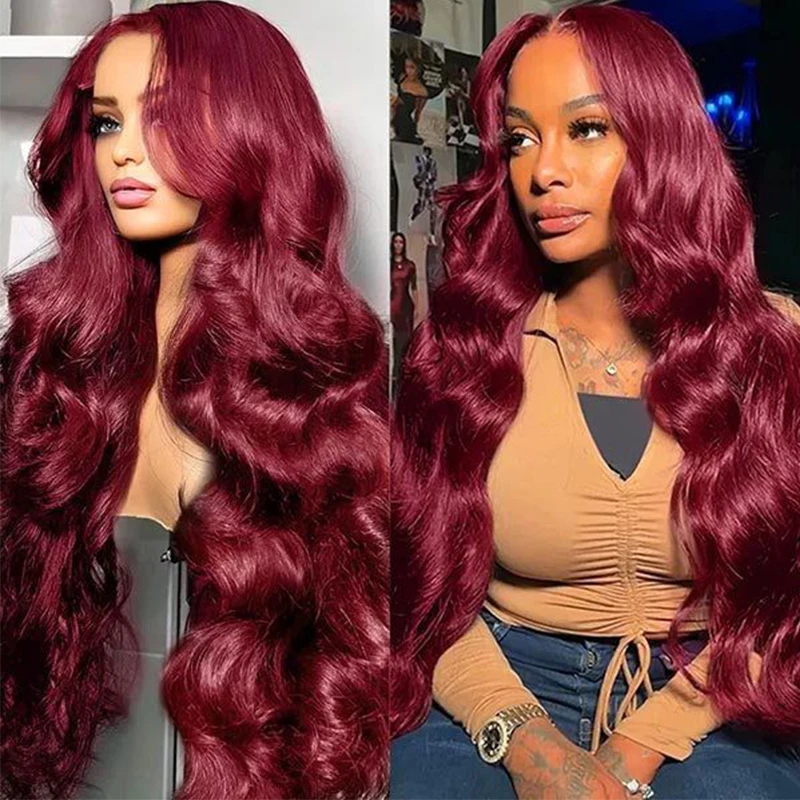 99J Burgundy Body Wave Lace Frontal Wig 13x6 Body Wave Lace Front Wig 100% Brazilian hair wigs
99J Burgundy Body Wave Lace Frontal Wig 13x6 Body Wave Lace Front Wig 100% Brazilian hair wigs
