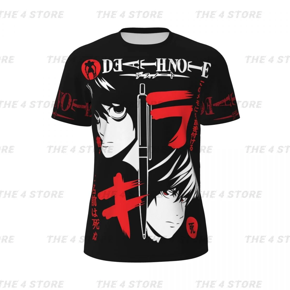 Death Note Anime 100% polyester printed T-shirt,Retro Top Men's Round Neck Clothing Tees
Death Note Anime 100% polyester printed T-shirt,Retro Top Men's Round Neck Clothing Tees