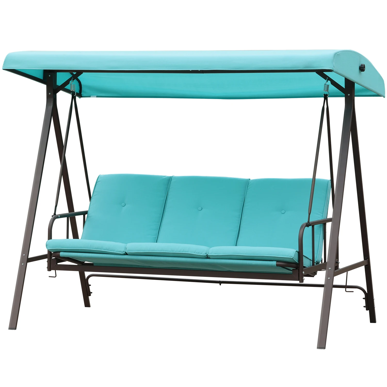 3 seater Swing Chair Can be Converted to Bed Suitable for Indoor and Outdoor Teal Outdoor Patio Furniture
3 seater Swing Chair Can be Converted to Bed Suitable for Indoor and Outdoor Teal Outdoor Patio Furniture