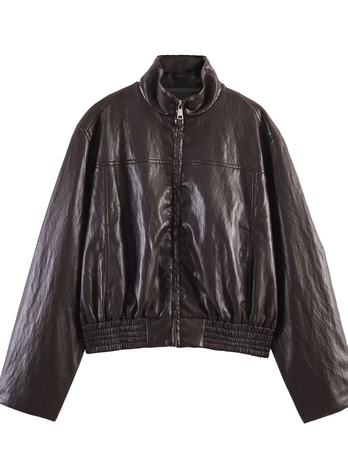 Dave&di Imitation Leather Short Pilot Jacket Jacket Women's Jacket Woman Clothes Tops
Dave&di Imitation Leather Short Pilot Jacket Jacket Women's Jacket Woman Clothes Tops