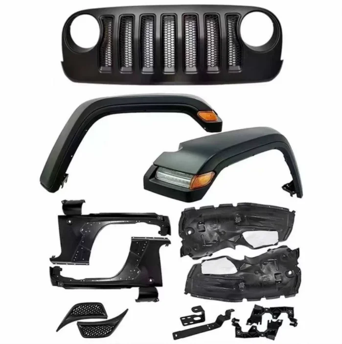 Body Kit 2007-2017 Auto Accessories Jk To Jl Fender Fender Flares And Grille For JEEPs WRANGLERs JK
Body Kit 2007-2017 Auto Accessories Jk To Jl Fender Fender Flares And Grille For JEEPs WRANGLERs JK