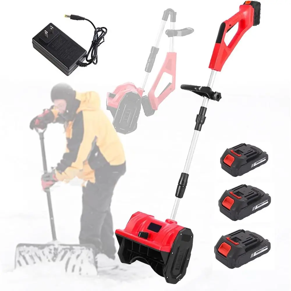 Cordless Pole Sweeper with Adjustable Direction, 3 Batteries, Red, and Power Shovel & Leaf Blower
Cordless Pole Sweeper with Adjustable Direction, 3 Batteries, Red, and Power Shovel & Leaf Blower