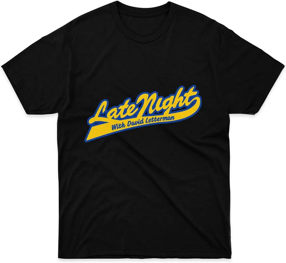 Mens Womens Tshirt Late Night with David Letterman (Classic Script Logo) Shirts for Men Women White Gift Mon
Mens Womens Tshirt Late Night with David Letterman (Classic Script Logo) Shirts for Men Women White Gift Mon