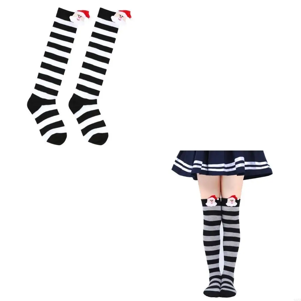 Детские рождественские чулки, праздничные леггинсы с героями мультфильмов Санта-Клауса для малышей 6–10 лет, носки выше колена,
Детские рождественские чулки, праздничные леггинсы с героями мультфильмов Санта-Клауса для малышей 6–10 лет, носки выше колена,