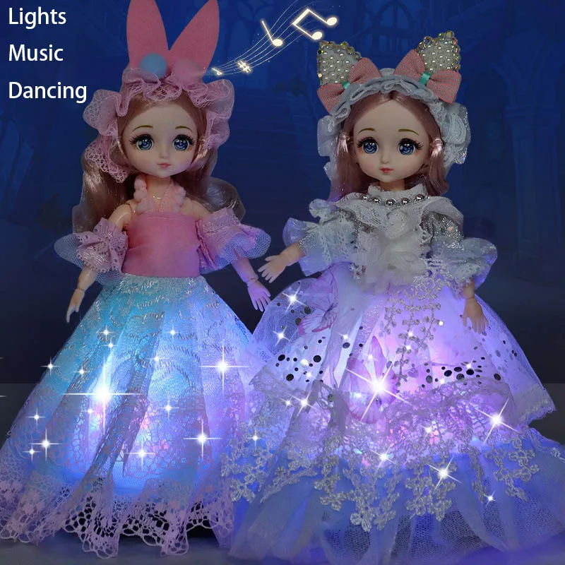 Cute Electric Lolita Princess Doll DIY Dress Up With Lights Music Dancing Princess Doll Handheld Glowing Toys Birthday Gift
Cute Electric Lolita Princess Doll DIY Dress Up With Lights Music Dancing Princess Doll Handheld Glowing Toys Birthday Gift