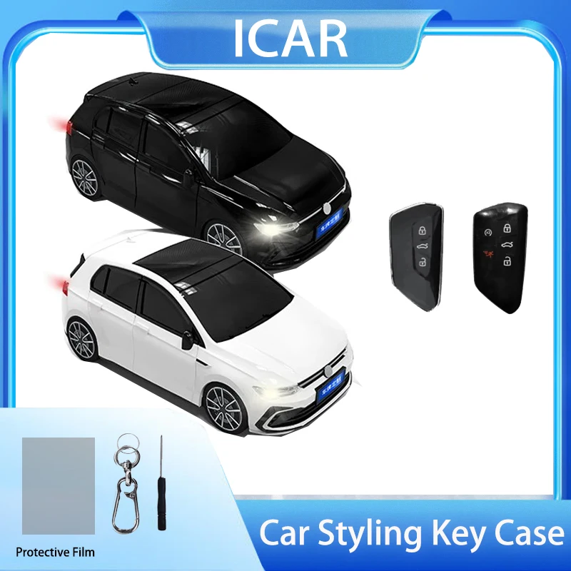 For VW Golf 8 Car Model Key Case 3 4 Button for Volkswagen Mk8 Koda Octavia Remote Smart Key Cover Fob Bag Keychain Accessories
For VW Golf 8 Car Model Key Case 3 4 Button for Volkswagen Mk8 Koda Octavia Remote Smart Key Cover Fob Bag Keychain Accessories