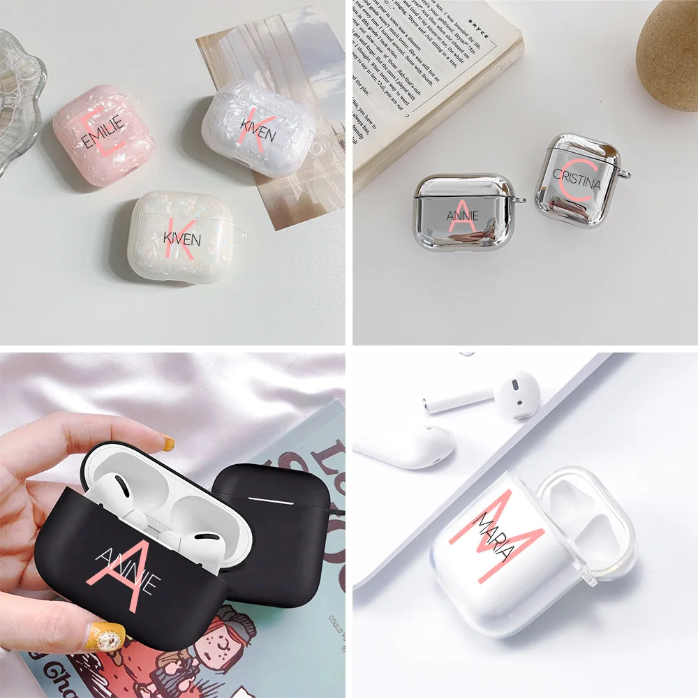 Personalized Custom Name Capital Letter for Airpods 3 Case Soft Silicone Luxury DIY Cover For Airpod 2 Pro Funda Accessories
Personalized Custom Name Capital Letter for Airpods 3 Case Soft Silicone Luxury DIY Cover For Airpod 2 Pro Funda Accessories