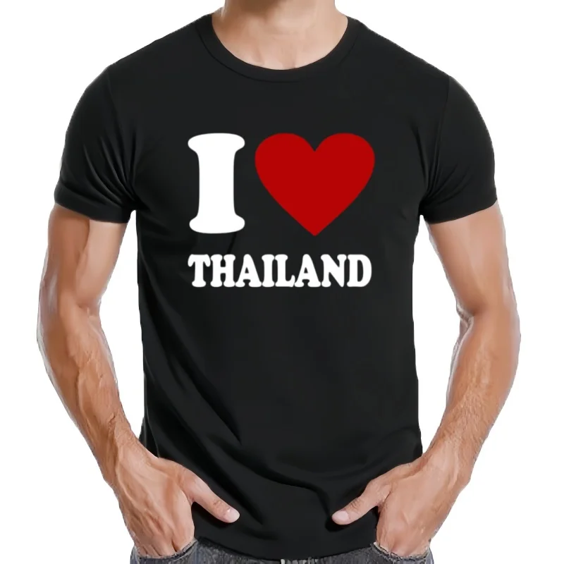 Camiseta divertida I Love Tailandia, ropa informal de algodón, regalos de cumpleaños de manga corta, ropa para hombre,
Camiseta divertida I Love Tailandia, ropa informal de algodón, regalos de cumpleaños de manga corta, ropa para hombre,