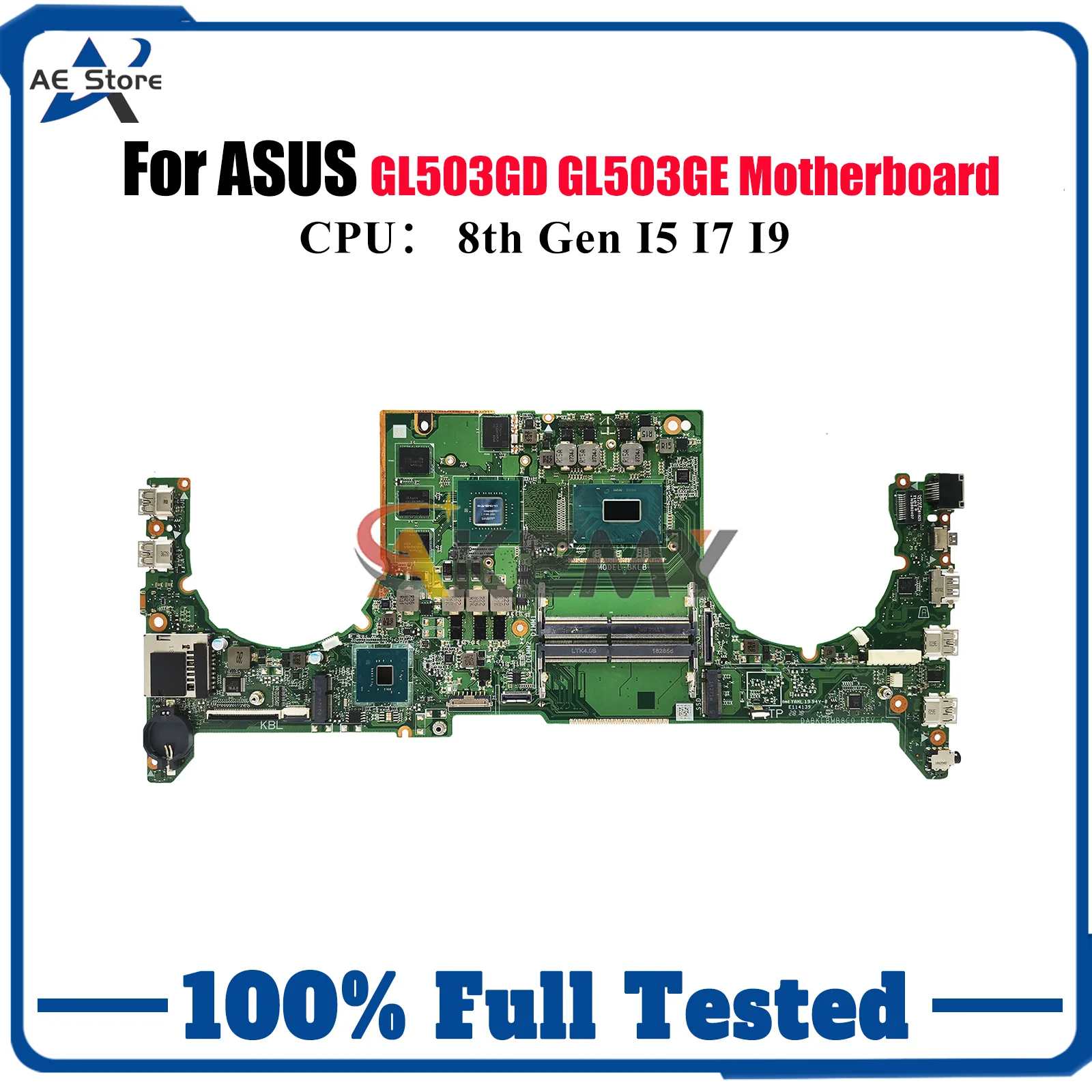 GL503GE Laptop Motherboard For ASUS ROG Strix GL503GE GL503G GL503GD Notebook Mainboard With I5 I7 I9 CPU tests OK fast shipping
GL503GE Laptop Motherboard For ASUS ROG Strix GL503GE GL503G GL503GD Notebook Mainboard With I5 I7 I9 CPU tests OK fast shipping