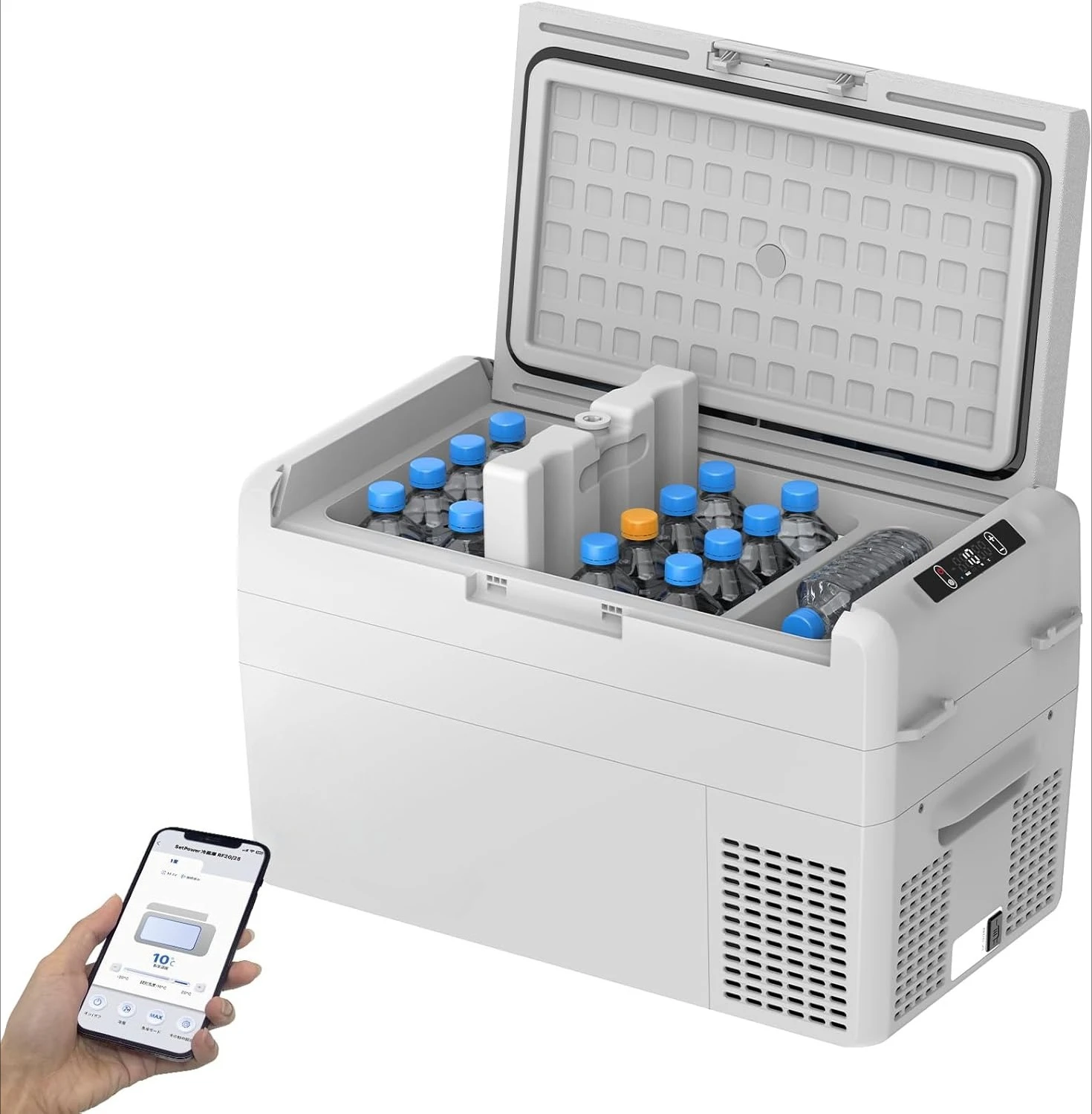 Car Refrigerator 50 Hours Backup Cooling 27 Quart 12 volt Fridge Portable Car Freezer 12V Coolers for Vehicles Electric Cooler
Car Refrigerator 50 Hours Backup Cooling 27 Quart 12 volt Fridge Portable Car Freezer 12V Coolers for Vehicles Electric Cooler