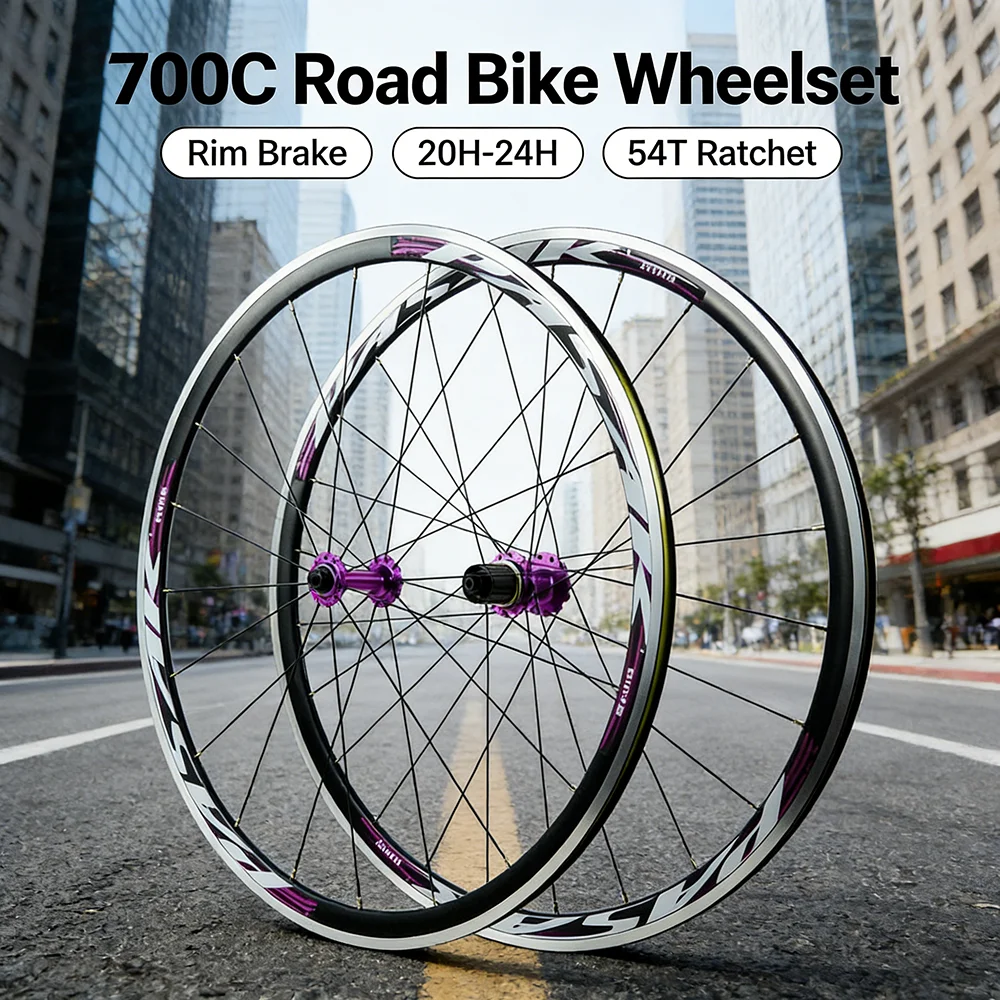 Pasak 700C Road Bike Wheel Set 30mm Depth Rim Brake with DT 54t Ratchet V Brake Presta Valve 12s Hub Driver 20-24 Holes
Pasak 700C Road Bike Wheel Set 30mm Depth Rim Brake with DT 54t Ratchet V Brake Presta Valve 12s Hub Driver 20-24 Holes