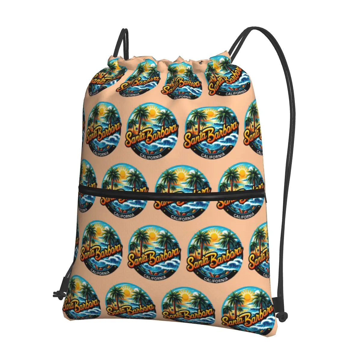 Santa Barbara, California USA Backpacks Casual Drawstring Bags Sports Bag Book Bags for Man Woman Students
Santa Barbara, California USA Backpacks Casual Drawstring Bags Sports Bag Book Bags for Man Woman Students