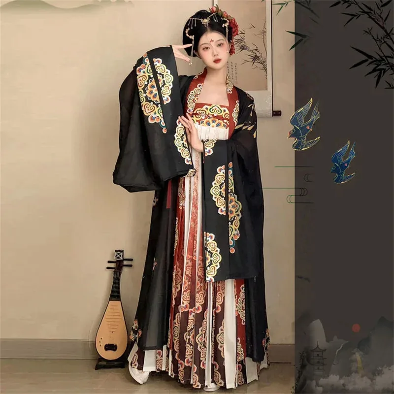 Retro Fairy Women Chinese Hanfu Dress Ancient Vintage Floral Stage Dance Costume Festival Party Traditional Tang Dynasty Clothes
Retro Fairy Women Chinese Hanfu Dress Ancient Vintage Floral Stage Dance Costume Festival Party Traditional Tang Dynasty Clothes