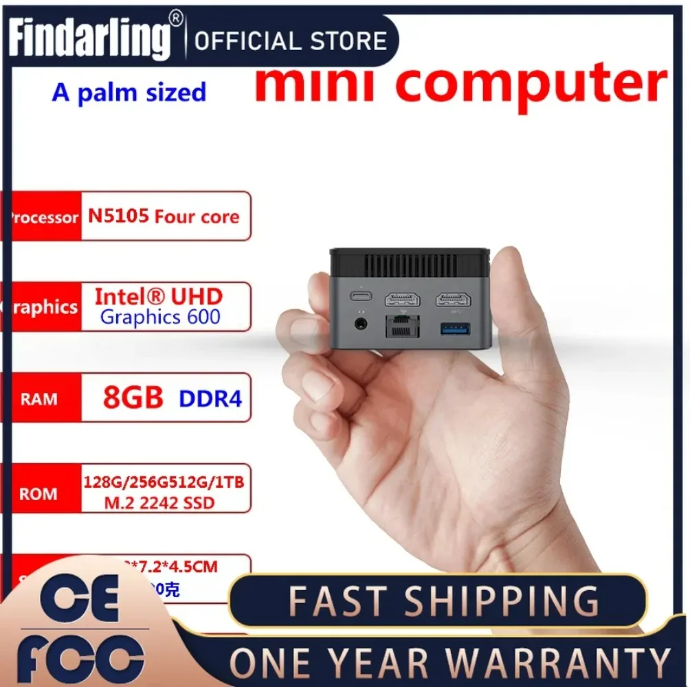 ZX01 Intel N5105 2.9GHZ Windows 11 Mini PC,LPDDR4 8GB 128GB/256GB/512GB SSD,1000M 5G Wifi BT4.2 TF Card Slot Desktop Computers
ZX01 Intel N5105 2.9GHZ Windows 11 Mini PC,LPDDR4 8GB 128GB/256GB/512GB SSD,1000M 5G Wifi BT4.2 TF Card Slot Desktop Computers