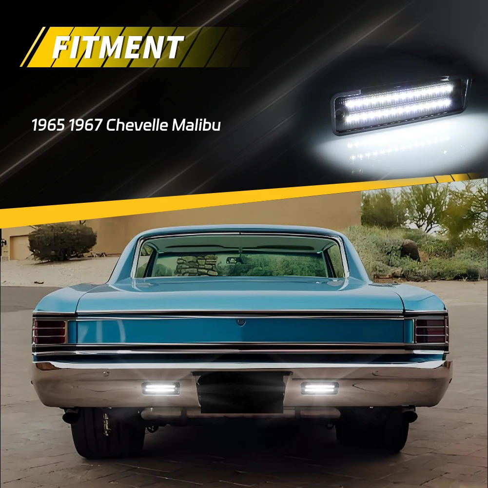 2Pcs Rear Bumper Reverse Light DRL Backup Light Tail Light Brake Light LED For 1965 1967 Chevrolet Chevelle Chevrolet El Camino
2Pcs Rear Bumper Reverse Light DRL Backup Light Tail Light Brake Light LED For 1965 1967 Chevrolet Chevelle Chevrolet El Camino