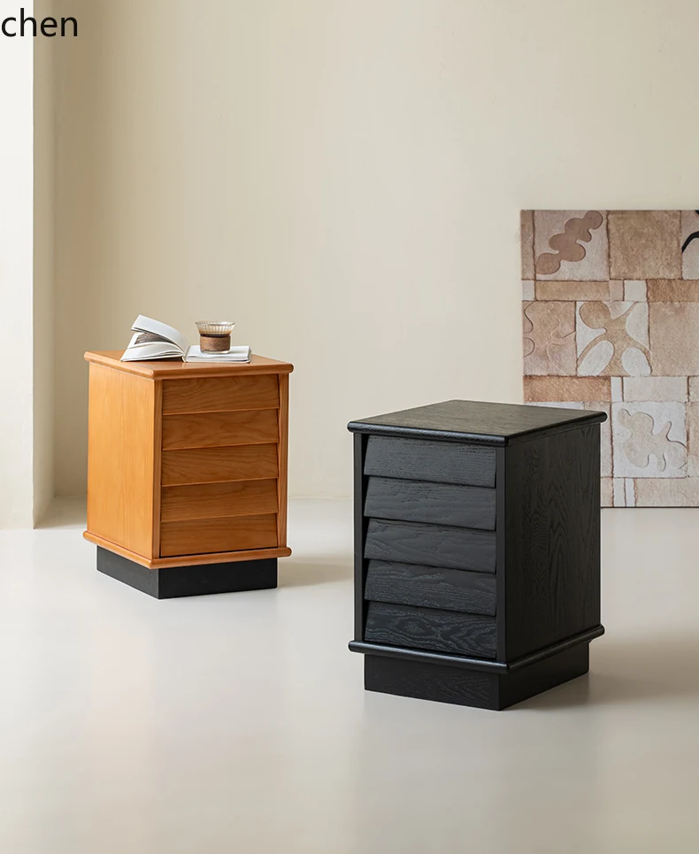 HXL solid wood bedside table simple light luxury high-end bedroom cabinet 
HXL solid wood bedside table simple light luxury high-end bedroom cabinet