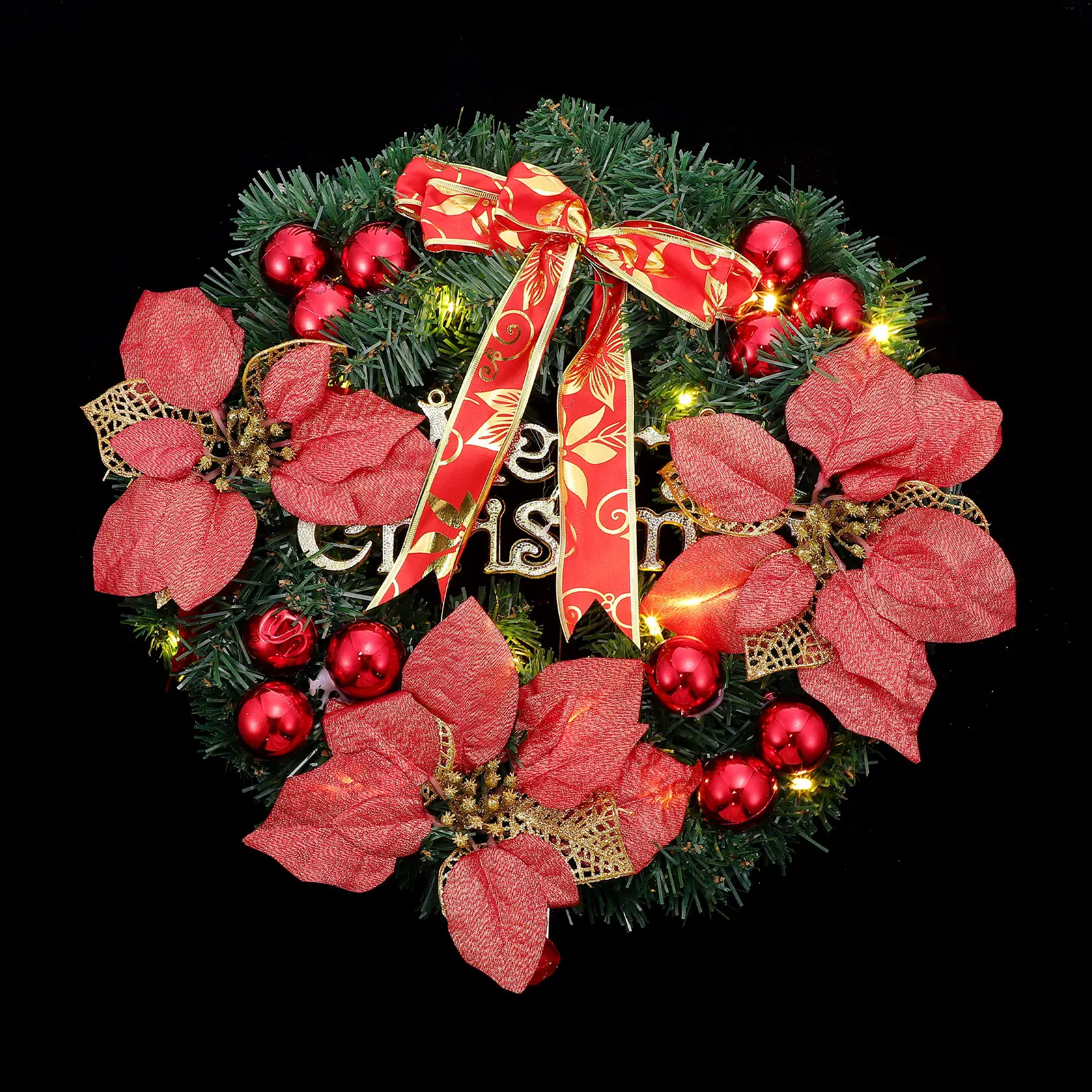 1pc Wreath Decor Red Artificial Flower Garland LED Bedroom Home Shop Decoration Festive Atmosphere Easy Care Xmas
1pc Wreath Decor Red Artificial Flower Garland LED Bedroom Home Shop Decoration Festive Atmosphere Easy Care Xmas