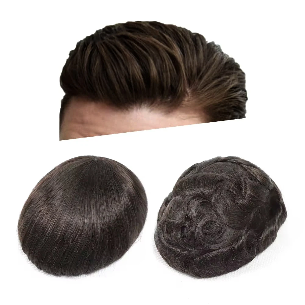 【TIMIA】Men's Wig Soft PU Material Skin Human Hair with 8X10Inch Straight Wave Men's Replacement Wig #3 Brown 130% Densit
【TIMIA】Men's Wig Soft PU Material Skin Human Hair with 8X10Inch Straight Wave Men's Replacement Wig #3 Brown 130% Densit