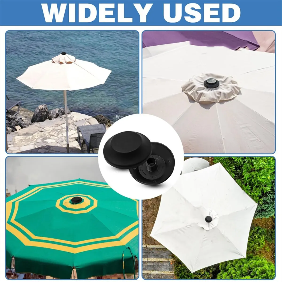 AA83 2Pcs Patio Umbrella Tip Caps Replacement Part Outdoor Cantilever Umbrella Top Screw Cap for Pole Handle
AA83 2Pcs Patio Umbrella Tip Caps Replacement Part Outdoor Cantilever Umbrella Top Screw Cap for Pole Handle