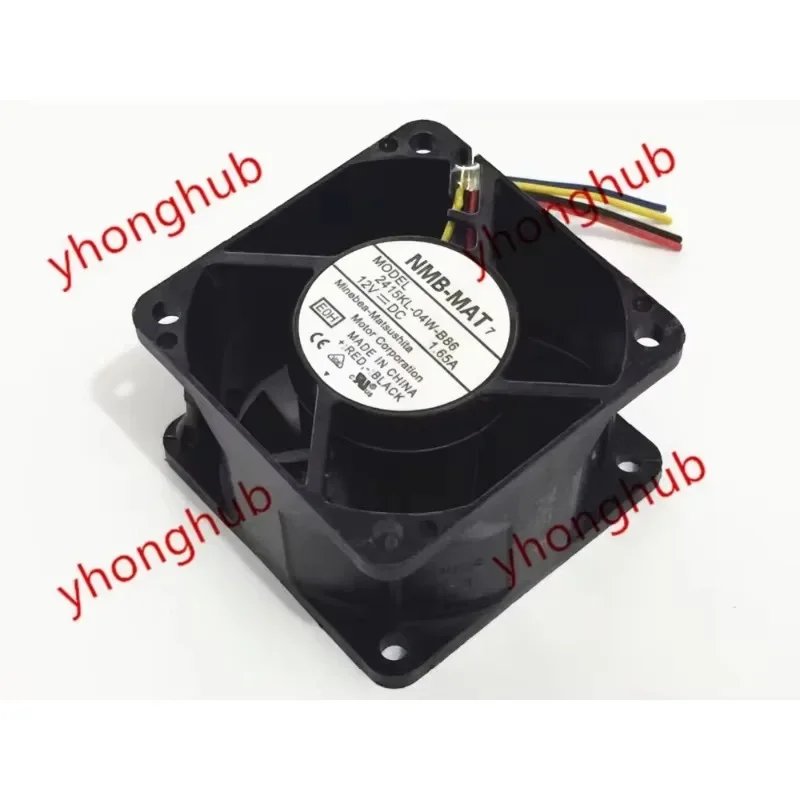 NMB-MAT 2415KL-04W-B86 E0H DC 12V 1.65A 4-Wire 60x60x38mm Cooling Fan
NMB-MAT 2415KL-04W-B86 E0H DC 12V 1.65A 4-Wire 60x60x38mm Cooling Fan
