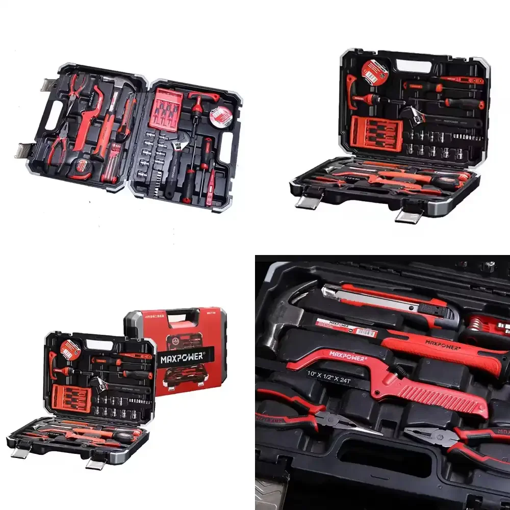 45PCs Home Tool Set Electronic Repair Precision Screwdriver Voltage Tester Hammer Plier DIY Kit
45PCs Home Tool Set Electronic Repair Precision Screwdriver Voltage Tester Hammer Plier DIY Kit