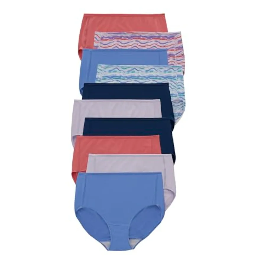 Women's Underwear Briefs Pack, -Pack Moisture-Wicking Brief Panties for Women, Microfiber
Women's Underwear Briefs Pack, -Pack Moisture-Wicking Brief Panties for Women, Microfiber