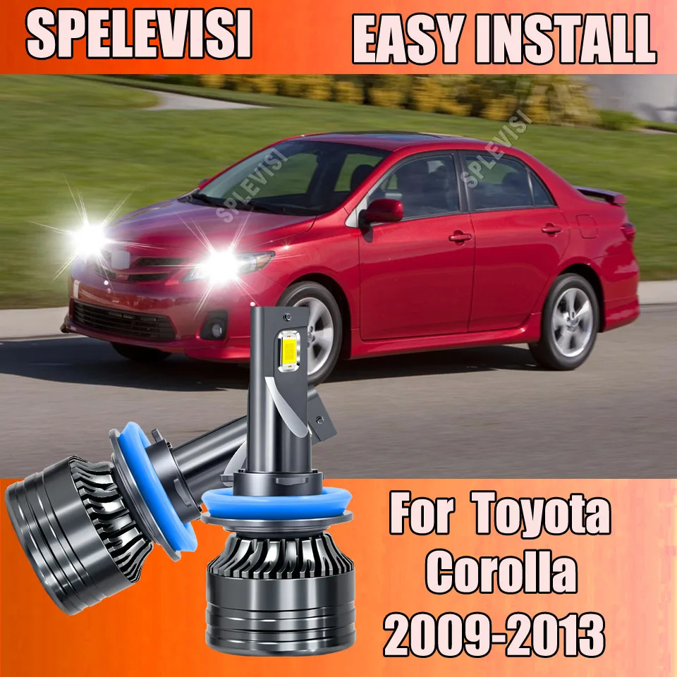 HI/LOW Beam Front Car Headlamp Kit CSP Lamps Turbo Light 12v For Toyota Corolla 2009-2013 2010 2011 2012
HI/LOW Beam Front Car Headlamp Kit CSP Lamps Turbo Light 12v For Toyota Corolla 2009-2013 2010 2011 2012