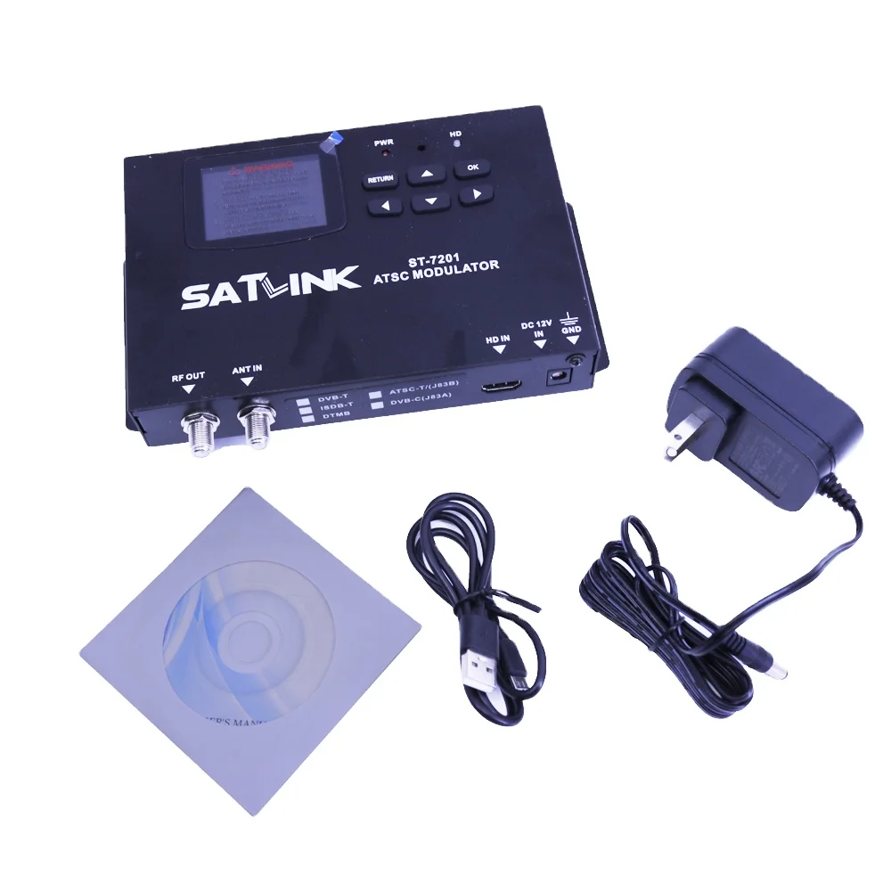 Satlink Φ/Φ HD модулятор, одноканальный измеритель частоты сигнала: 50 ~ 860 МГц
Satlink Φ/Φ HD модулятор, одноканальный измеритель частоты сигнала: 50 ~ 860 МГц