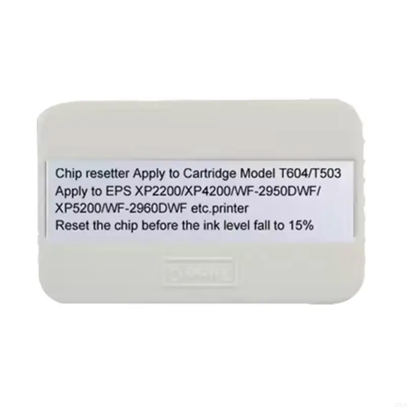 20CB Permanent Chip Resetter Maintenance Box Reusable For XP2200/XP4200/WF-2950DWF/ XP5200/WF-2960DWF Models Printers
20CB Permanent Chip Resetter Maintenance Box Reusable For XP2200/XP4200/WF-2950DWF/ XP5200/WF-2960DWF Models Printers