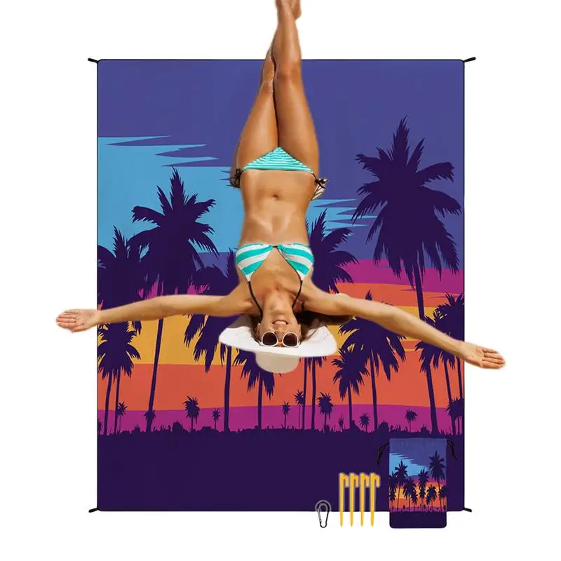 Travel Picnic Blanket Waterproof Beach Towel 220 X 180 Cm Picnic Pad Includes Storage Bag 4 Pegs Lightweight Beach Mat For Park
Travel Picnic Blanket Waterproof Beach Towel 220 X 180 Cm Picnic Pad Includes Storage Bag 4 Pegs Lightweight Beach Mat For Park