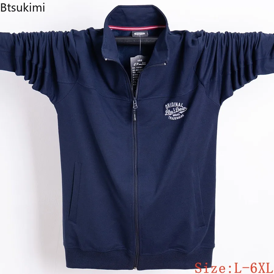 2025 Autumn New Men's Long Sleeve Cotton Hoodies Coats Fashion Loose Stand Collar Zipper Sports Jackets Casual Sweatshirts Male 
2025 Autumn New Men's Long Sleeve Cotton Hoodies Coats Fashion Loose Stand Collar Zipper Sports Jackets Casual Sweatshirts Male