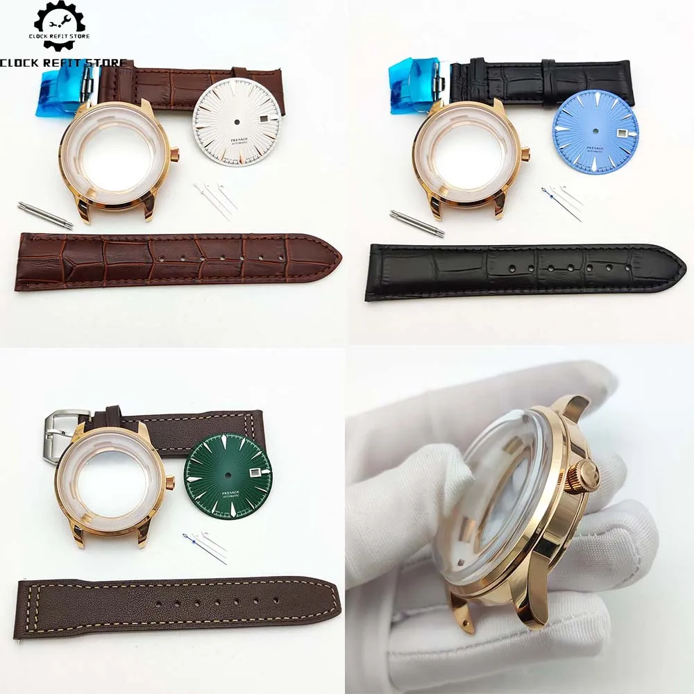 Men's Mechanical Watch Parts Assembly Kit, Dial, Automatic Date, Leather Strap, Acrylic Glass, 40mm Round Case, NH35 Movement
Men's Mechanical Watch Parts Assembly Kit, Dial, Automatic Date, Leather Strap, Acrylic Glass, 40mm Round Case, NH35 Movement