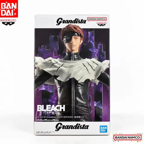 In Stock Bandai Original Banpresto Bleach Aizen Sousuke Action Figure Model Doll Brand New Boxed Anime Characters Toys Model