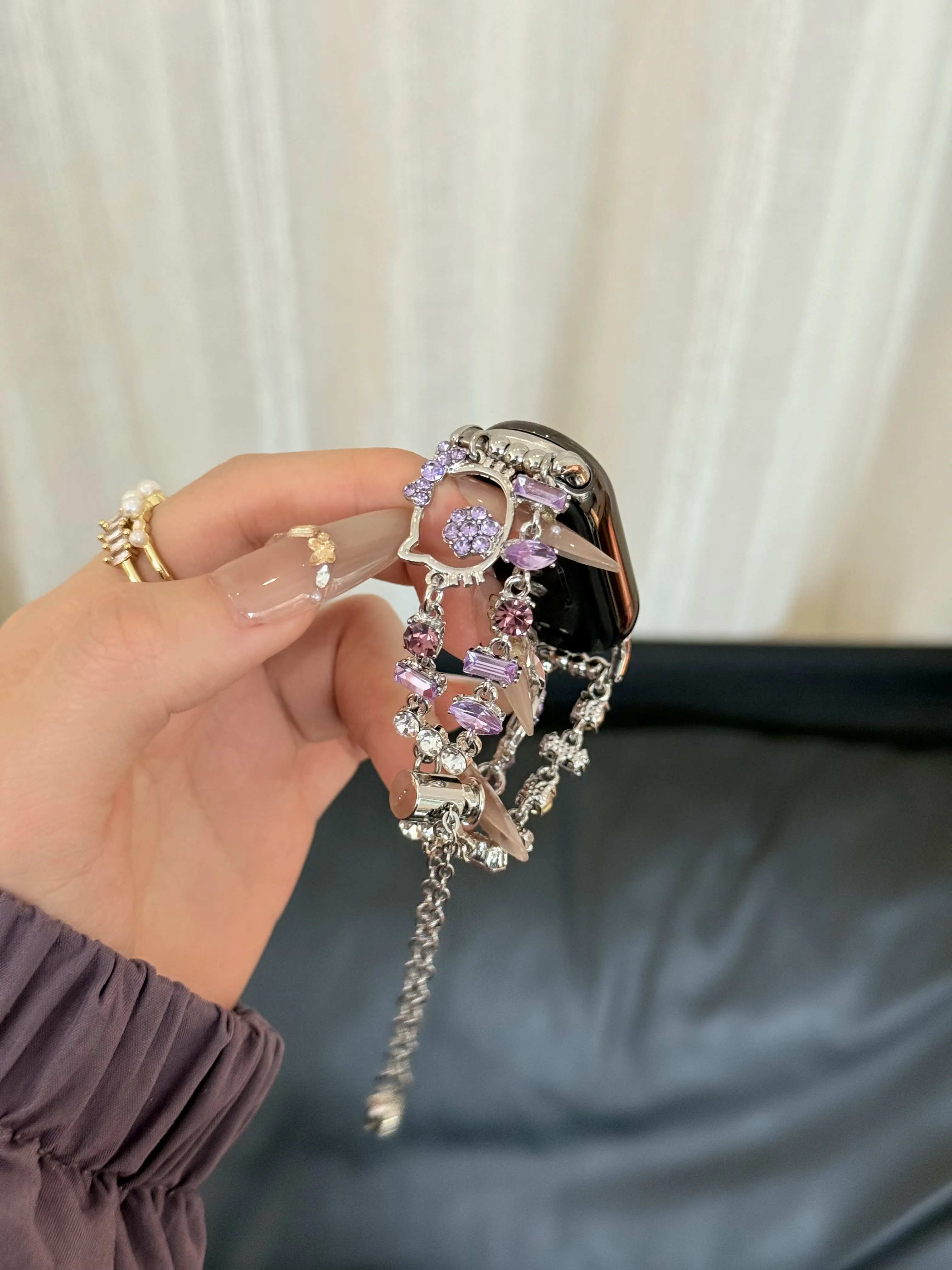 Strap KT Cat Flash Diamond Hollow out Suitable Xiaomi Band 8Pro/9Pro,For Mi band 3/4/5/6/7,8/8NFC/9/9NFC/10/10NFC,For Redmi Watc
Strap KT Cat Flash Diamond Hollow out Suitable Xiaomi Band 8Pro/9Pro,For Mi band 3/4/5/6/7,8/8NFC/9/9NFC/10/10NFC,For Redmi Watc