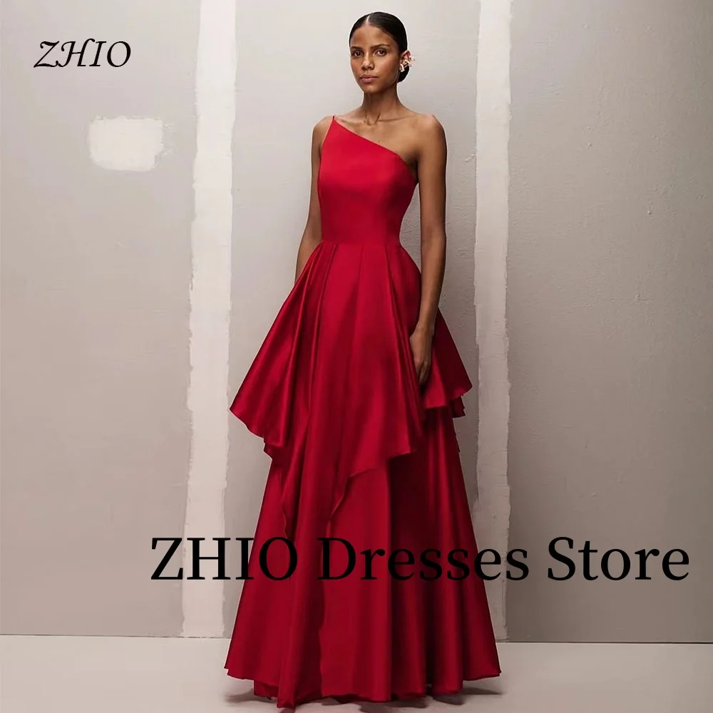 ZHIO Dark Red Evening Dresses A-Line Tiered Asymmetrical Formal Saudi Arabic Occasion Dress Party Gowns Customized Elegant
ZHIO Dark Red Evening Dresses A-Line Tiered Asymmetrical Formal Saudi Arabic Occasion Dress Party Gowns Customized Elegant