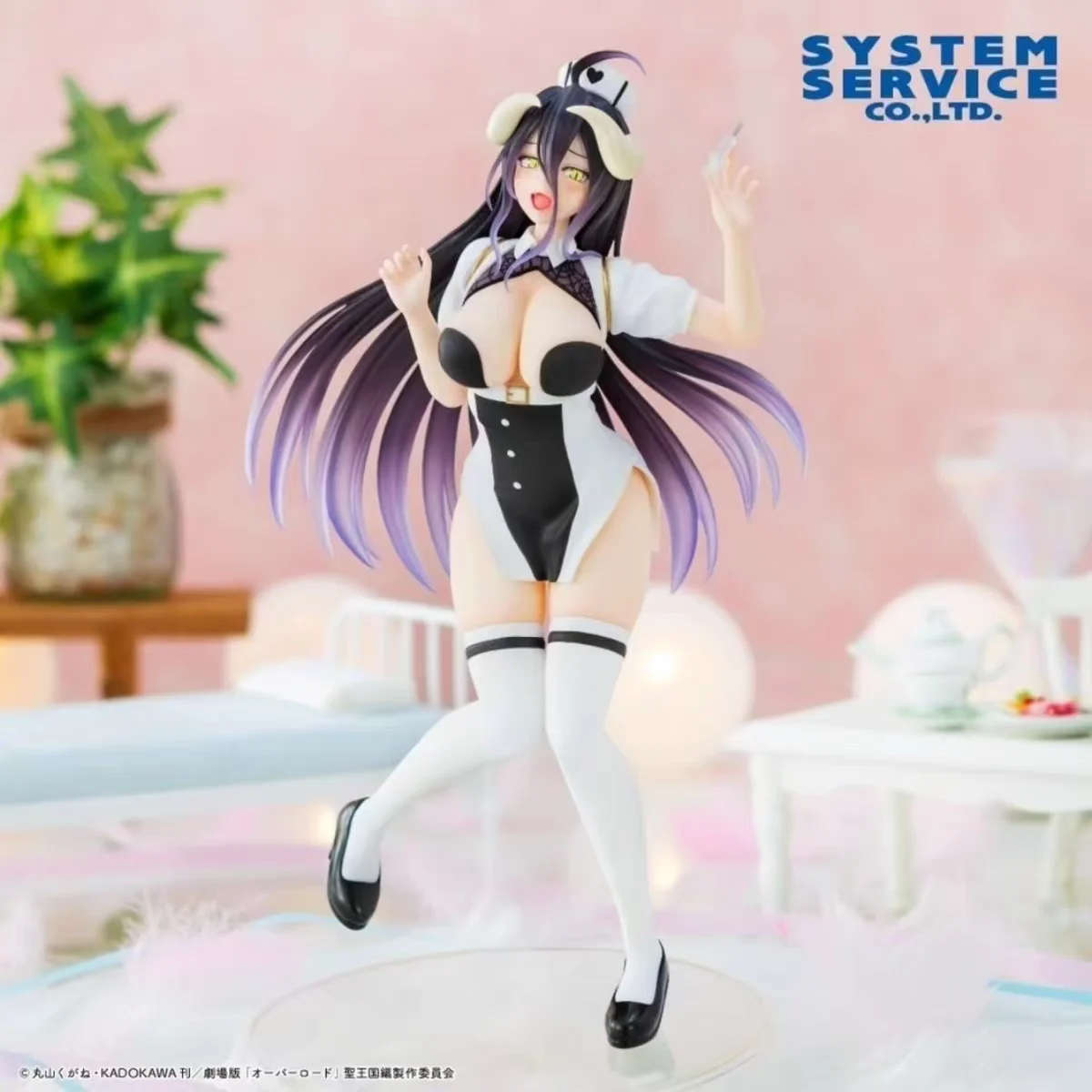 Original Genuine System Service OVERLORD 18cm Albedo With Nurse's Uniform Action Figure Model Toys
Original Genuine System Service OVERLORD 18cm Albedo With Nurse's Uniform Action Figure Model Toys