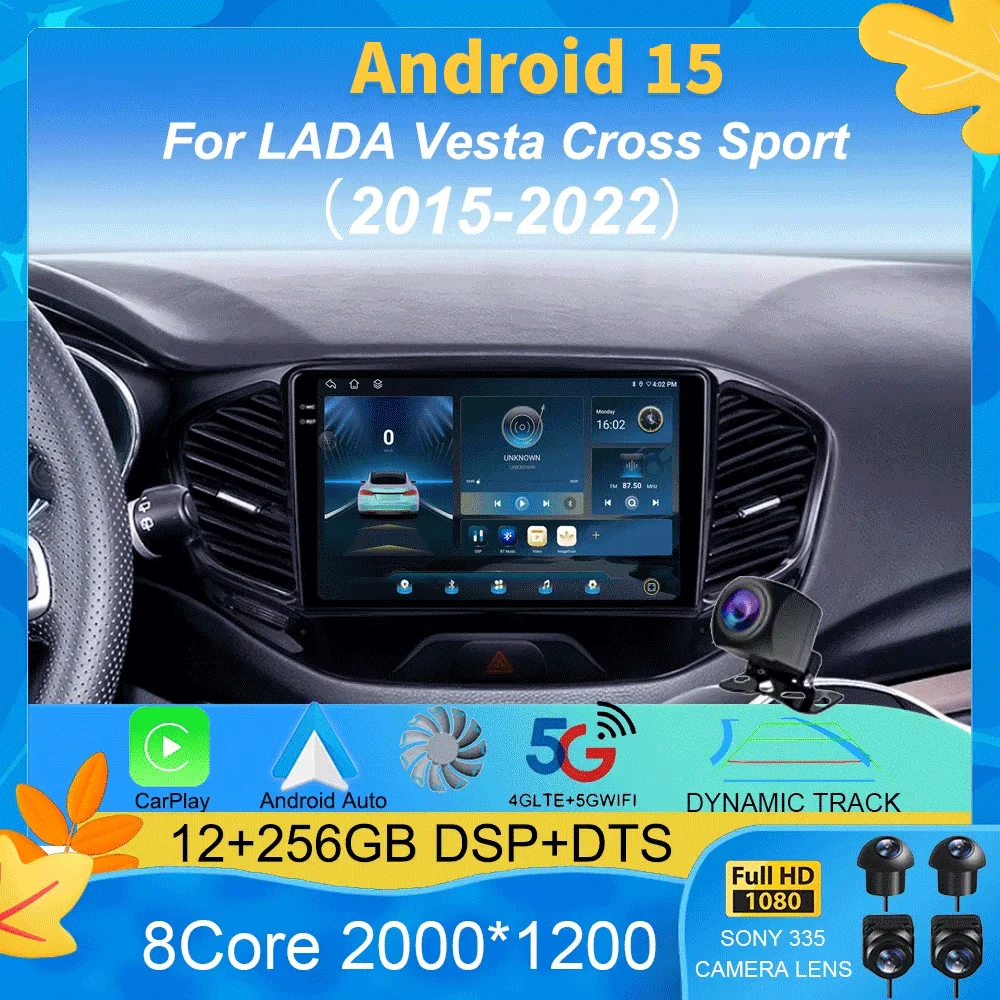 Android 15 Car Radio For LADA Vesta Cross Sport 2015-2022 Multimedia Video Player Navigation stereo
Android 15 Car Radio For LADA Vesta Cross Sport 2015-2022 Multimedia Video Player Navigation stereo