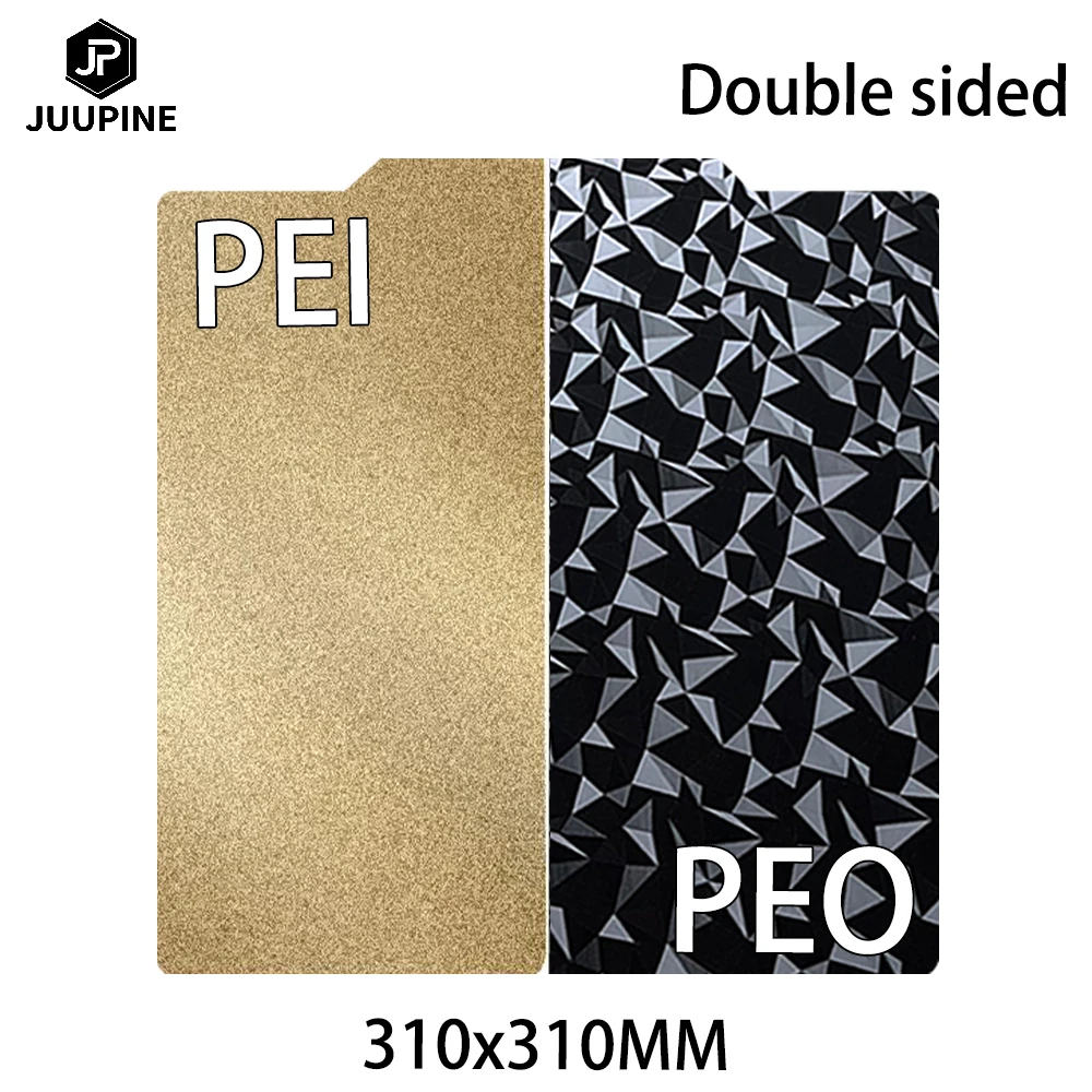PEO PEI Sheet 310x310 Magnetic Bed Texture Smooth Double Sided Spring Steel Build Plate For CR10 CR10S Sidewinder x1 x2 Upgrade
PEO PEI Sheet 310x310 Magnetic Bed Texture Smooth Double Sided Spring Steel Build Plate For CR10 CR10S Sidewinder x1 x2 Upgrade