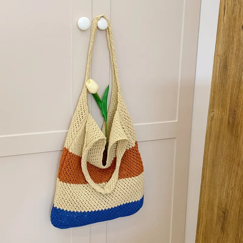 Large Capacity Woven Summer New Fashionable Shoulder Casual Travel Beach Bag Tote Mommy Bag
Large Capacity Woven Summer New Fashionable Shoulder Casual Travel Beach Bag Tote Mommy Bag