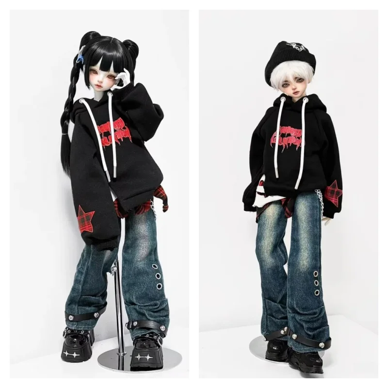 Одежда для кукол BJD для кукол 1/4, черная толстовка с капюшоном, джинсовая шляпа, комплект одежды для кукол, аксессуары (без кукол)
Одежда для кукол BJD для кукол 1/4, черная толстовка с капюшоном, джинсовая шляпа, комплект одежды для кукол, аксессуары (без кукол)
