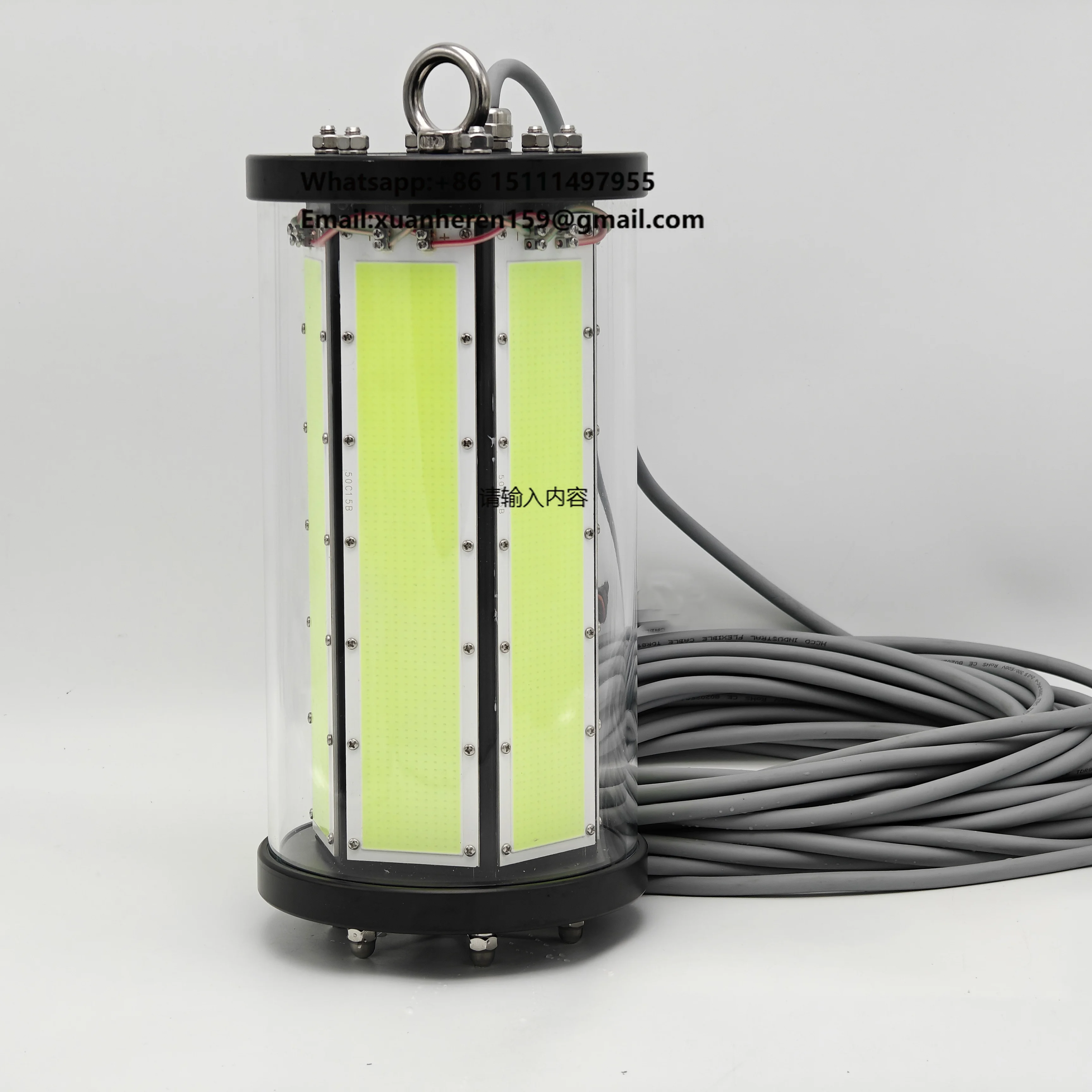 Wholesale Price LED Deep Sea Attracting Lamp IP68 Underwater Light with Aluminium Fishing Light Yellow Blue and Green Emission
Wholesale Price LED Deep Sea Attracting Lamp IP68 Underwater Light with Aluminium Fishing Light Yellow Blue and Green Emission