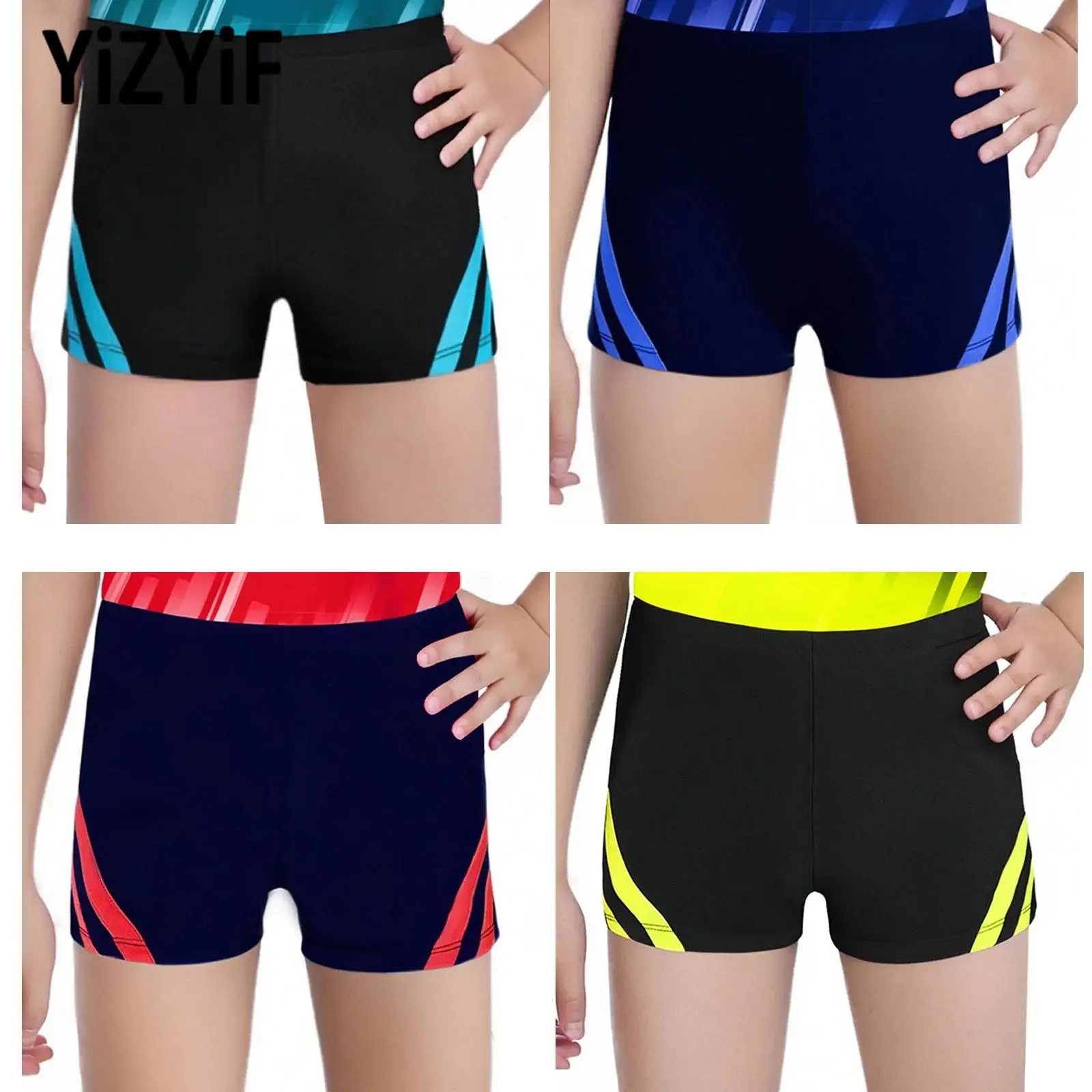 Boys Gymnastics Shorts Figure Skating Acrobatics Costumes Kids Yoga Sportswear Contrast Color Elastic Waistband Color Shorts
Boys Gymnastics Shorts Figure Skating Acrobatics Costumes Kids Yoga Sportswear Contrast Color Elastic Waistband Color Shorts