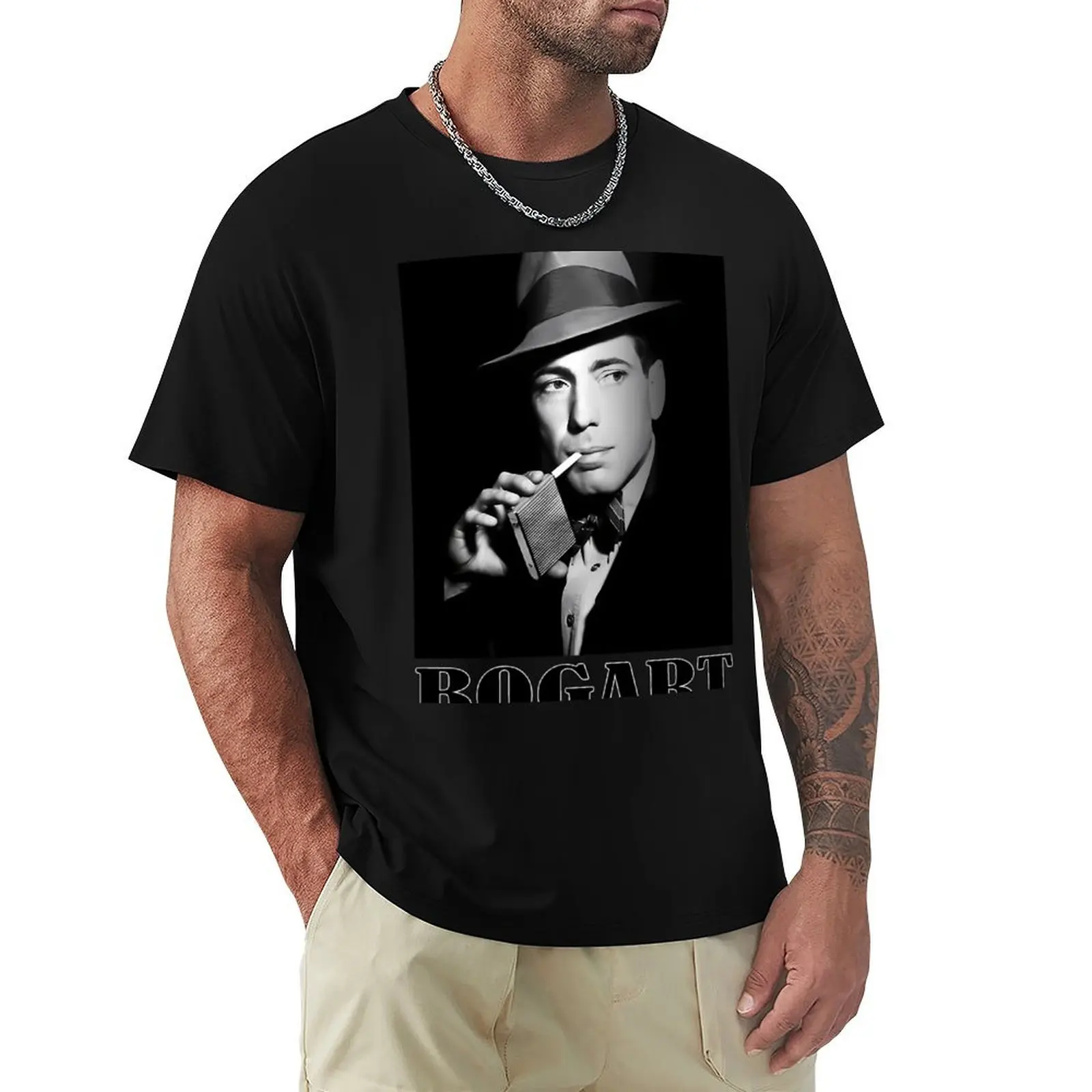 Humphrey Bogart T-Shirt Plus Size Basic Short Sleeve Top
Humphrey Bogart T-Shirt Plus Size Basic Short Sleeve Top