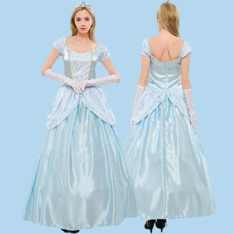 Princess Cosplay Blue Long Dress Medieval European Court Style Costume Elegant Gown Birthday Party Outfits for Women
Princess Cosplay Blue Long Dress Medieval European Court Style Costume Elegant Gown Birthday Party Outfits for Women