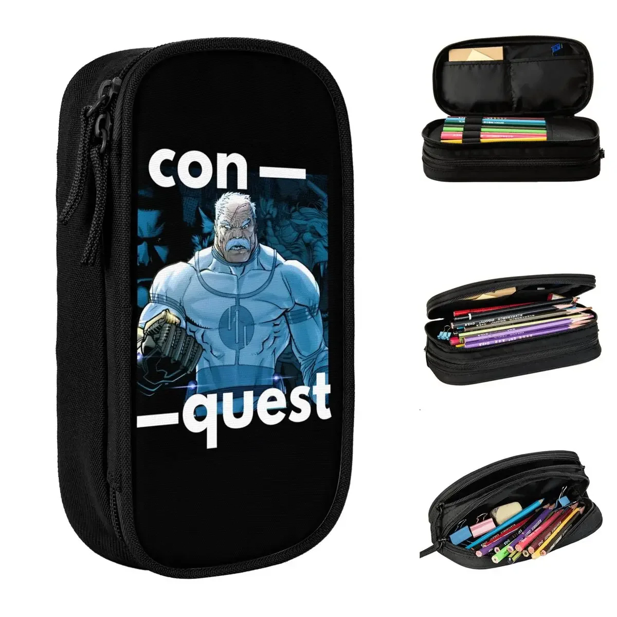 Conquer Invincible Pen Box Double Layer Large Capacity Kids School Supplies Pencil Case Stationery Suprise Gift
Conquer Invincible Pen Box Double Layer Large Capacity Kids School Supplies Pencil Case Stationery Suprise Gift