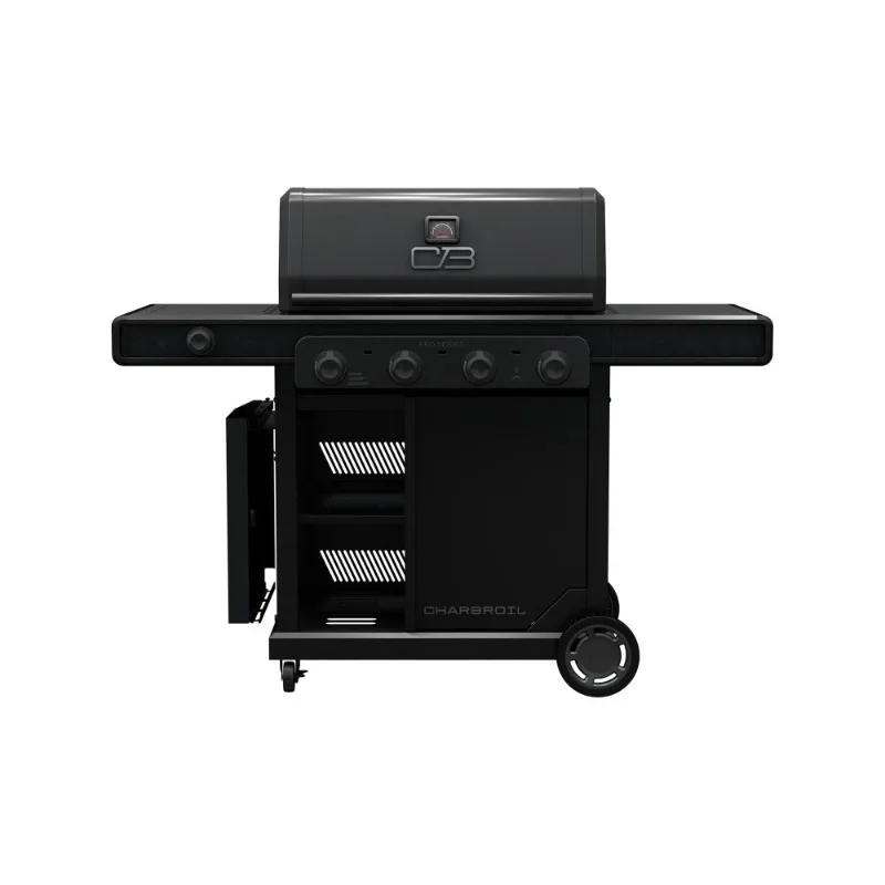 Серия Pro с инфракрасной технологией Amplifire, 4-контактный шкаф для газового гриля на пропане с боковой горелкой, черный — 463281024
Серия Pro с инфракрасной технологией Amplifire, 4-контактный шкаф для газового гриля на пропане с боковой горелкой, черный — 463281024