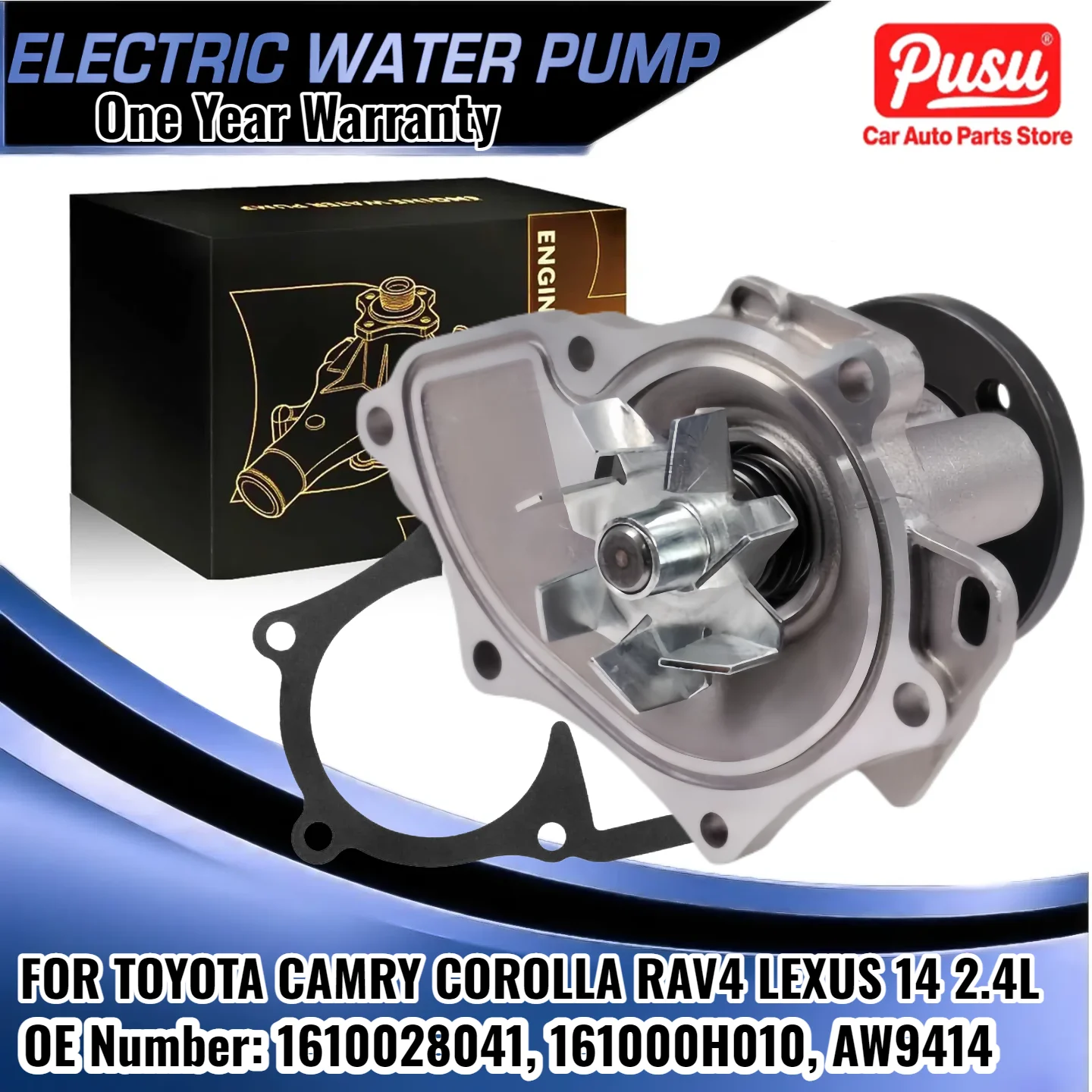 Water Pump for Toyota Corolla Camry Scion Pontiac Vibe 2.0L 2.4 1610028041, 161000H010, AW9414
Water Pump for Toyota Corolla Camry Scion Pontiac Vibe 2.0L 2.4 1610028041, 161000H010, AW9414